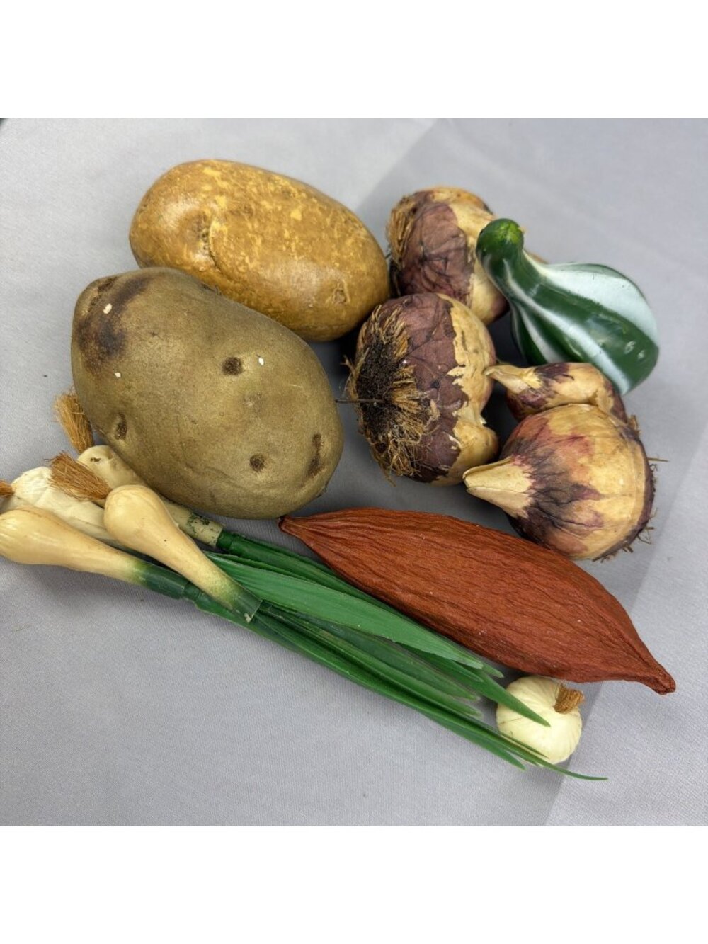 Artificial Fake Vegetables Mixed Lot 12 Pc Decor Prop Display Farmhouse Cottage